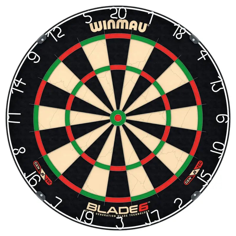 Winmau Professional Bristle Dartboard  Sixth Gen, Density Control, Ultra-Thin Wire, Rota-Lock System, Tournament Grade Sisal