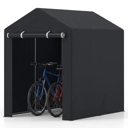 Heavy-Duty Portable Storage Shed  Waterproof Outdoor Carport & Garage Tent for Vehicles or Gear