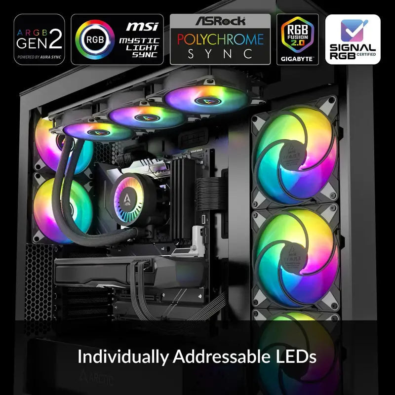 ARCTIC Liquid Freezer III 360 A-RGB CPU Liquid Cooler  High-Performance AIO Water Cooling System