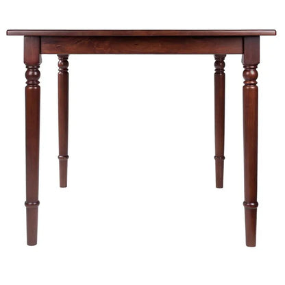 Winsome Wood Mornay Square Dining Table, Walnut Finish