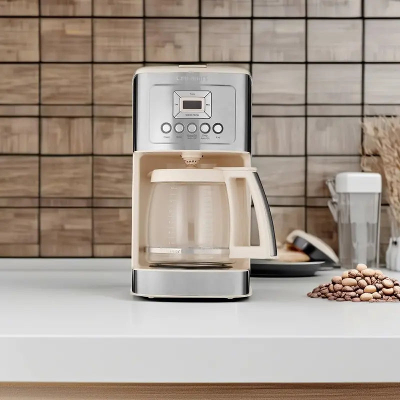 Cuisinart DCC-3200P1 Fully Automatic Coffee Maker  Brew Strength & 14 Cup Options