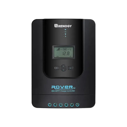 Renogy Rover 40A MPPT Solar Charge Controller, 12V/24V, High Efficiency, LCD Display