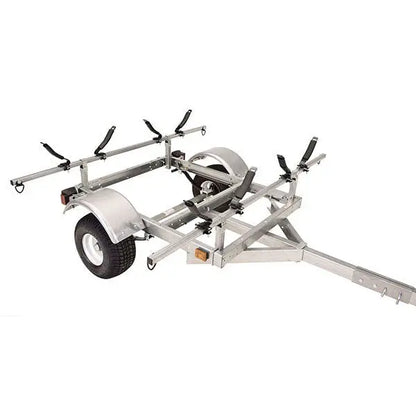 Malone LowMax 2-Kayak Trailer  600-Lb Capacity, Galvanized Steel Frame, LED Lighting, and 70-MPH Rated Tires