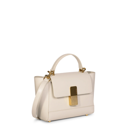 Mini Marly - Cuir Box Blanc Cassé