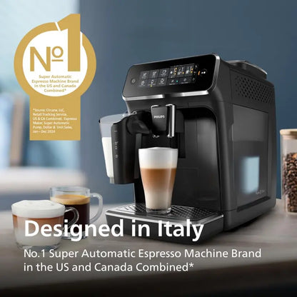 Philips EP3241/54 3200 Series Automatic Espresso Machine Featuring Ceramic Grinder and AquaClean Filter