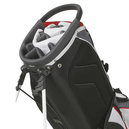 PowerBilt Dunes 14-Way Golf Stand Bag, Black/Blue, Lightweight with Pockets & Dividers