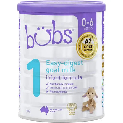 Bubs Australian Goat Milk Formula Stage 1 (28.2 oz)