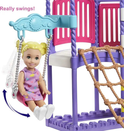 Barbie Skipper Babysitters Inc Climb ‘n Explore Playground 2 Dolls and Playset wth Accessories