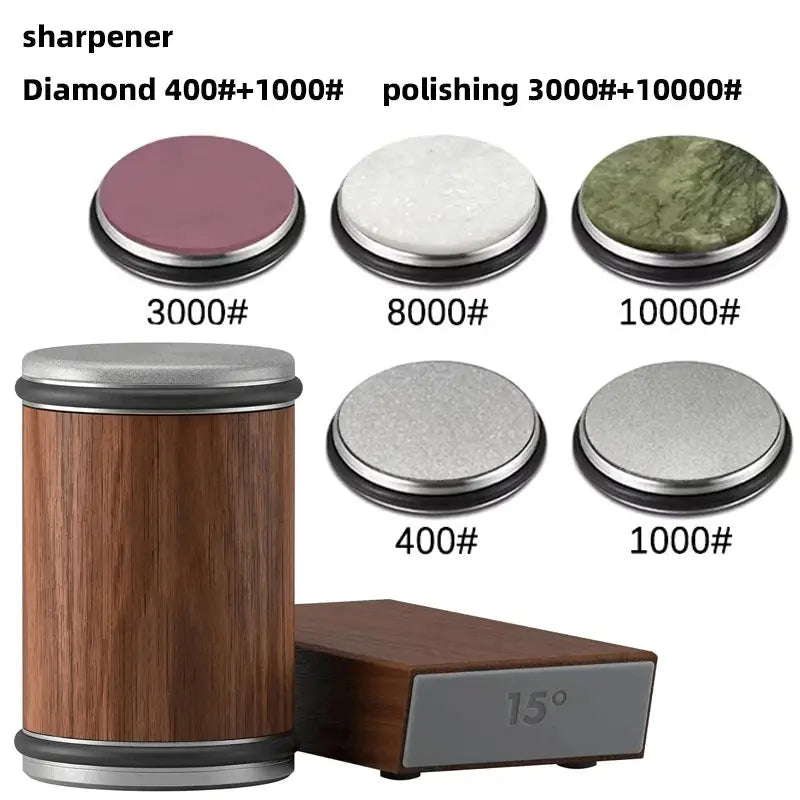 Dual-Angle Rolling Knife Sharpener  Precision Edge Restorer for Home Chefs