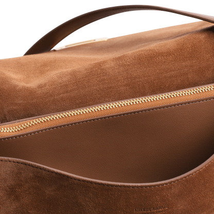Amelot  - Cuir Velours Camel