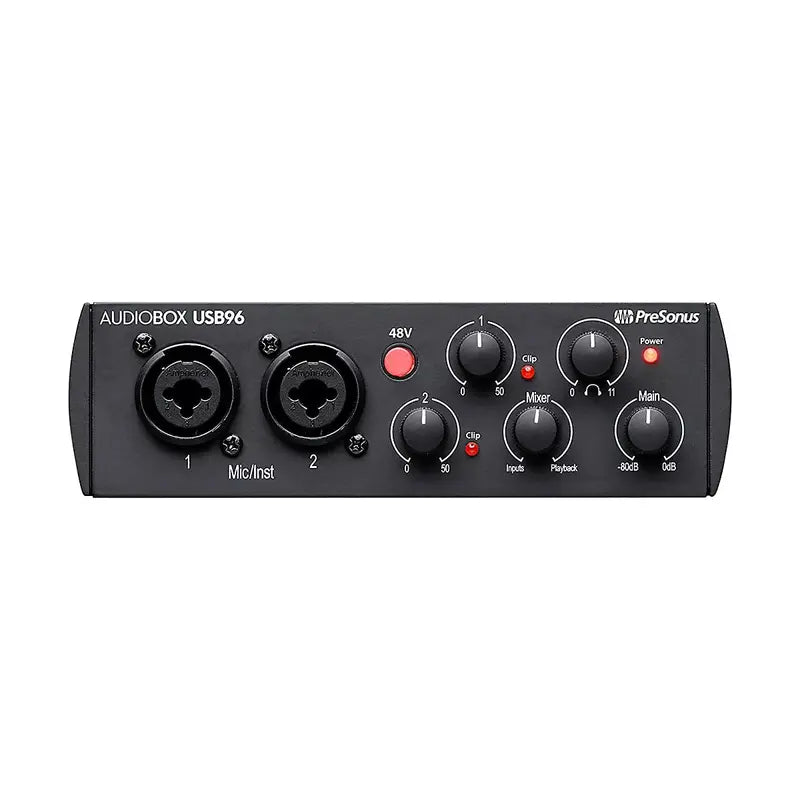 PreSonus AudioBox Studio Ultimate Bundle  25th Anniversary Edition: USB Audio Interface, Studio Monitors, Headphones, Condenser Mic & Production Software