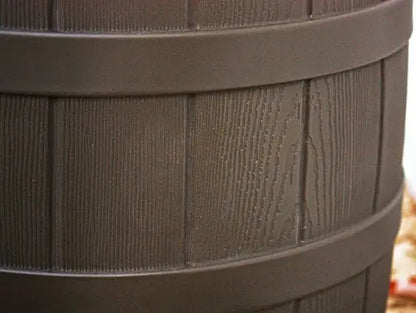 Good Ideas Rain Wizard 50 Gallon Rain Barrel  Oak
