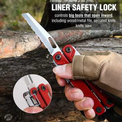 WORKPRO 18-in-1 Multi-Function Plier Tool with Ergonomic Grip