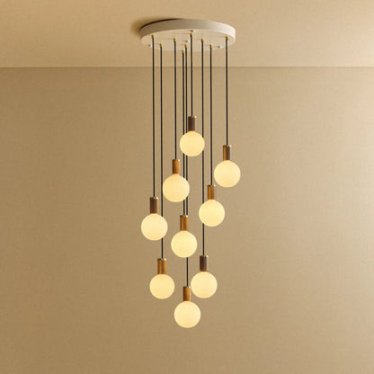 Nine Pendant in Walnut + Sphere IV