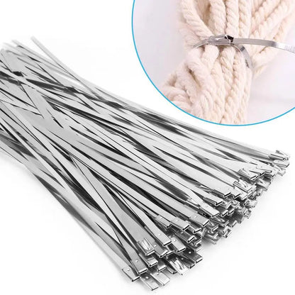 Heavy-Duty Tension Band Assortment  100-Piece Metal Fastening Kit