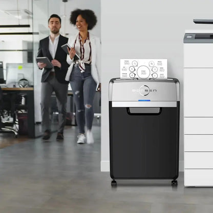 Commercial-Grade Cross-Cut Paper Shredder  24-Sheet Capacity, 40-Min Continuous Run, P-4 Security Level (S3105)