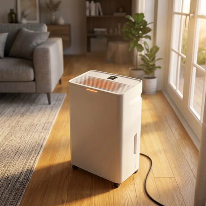 45-Liter Whole-Home Dehumidifier for Spaces Up to 4500 Sq Ft with Continuous Drainage