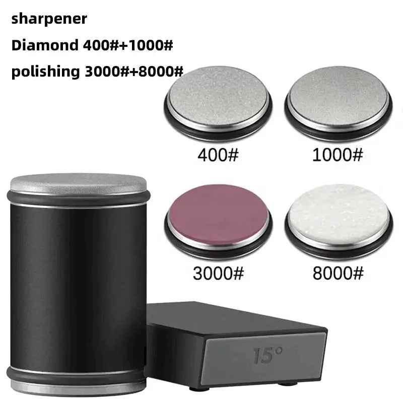 Dual-Angle Rolling Knife Sharpener  Precision Edge Restorer for Home Chefs