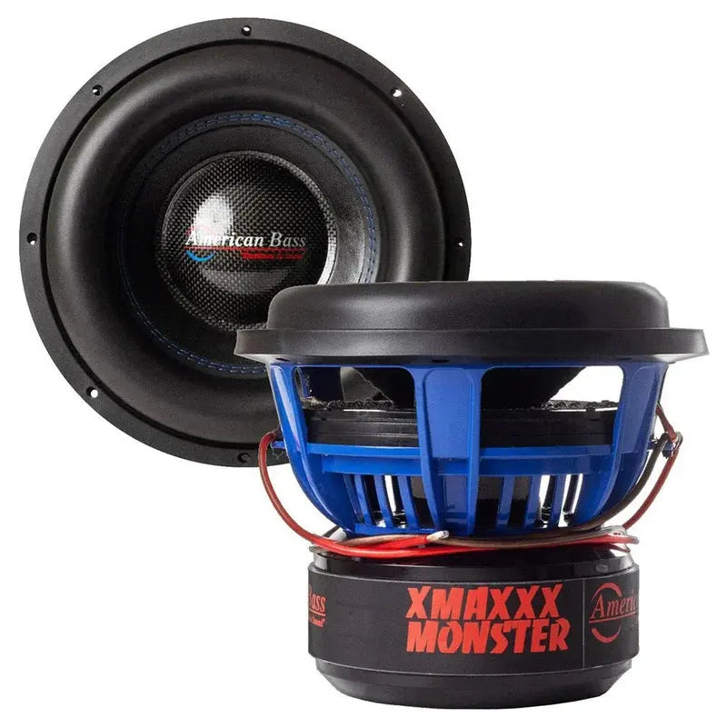 American Bass 12XMAX High-Power Subwoofer  12-Inch Dual Voice Coil Woofer, 3500W RMS Rated