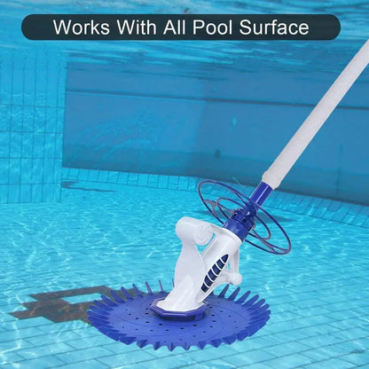 Automatic In-Ground Pool Cleaner  Wall-Climbing Robotic Sweeper with 32.5 ft Hose
