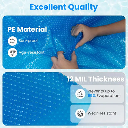 Above-Ground Metal-Frame Swimming Pool for Outdoor Use