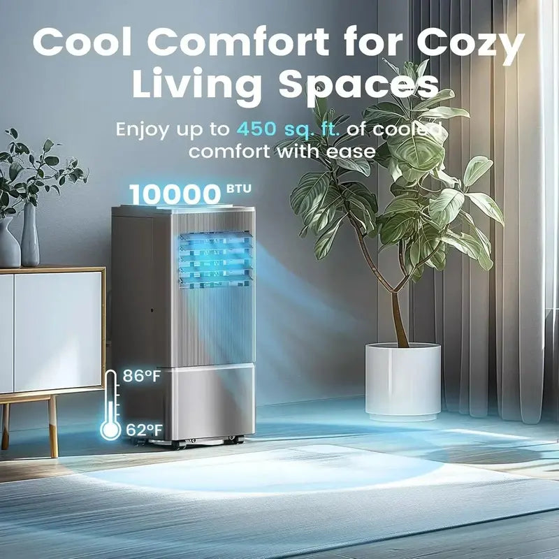 Air Choice 10,000 BTU Portable Air Conditioner for Rooms Up to 450 Sq Ft