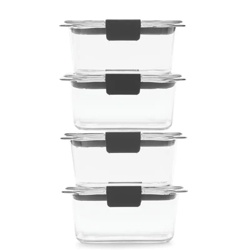 Airtight, Leakproof Stackable Food Storage Containers for Freshness and Space Efficiency