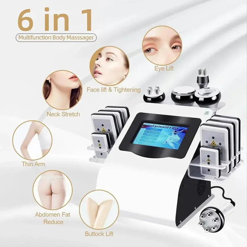 Multi-Function Body Contouring Massager  Handheld RF & Vibration Device for Cellulite Appearance Reduction