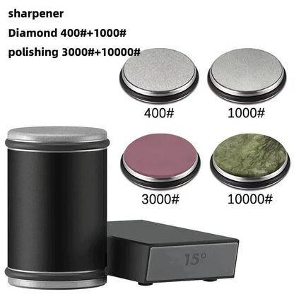 Dual-Angle Rolling Knife Sharpener  Precision Edge Restorer for Home Chefs
