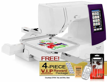 Janome Memory Craft 9850 Computerized Sewing & Embroidery Machine  Includes VIP Bonus Kit