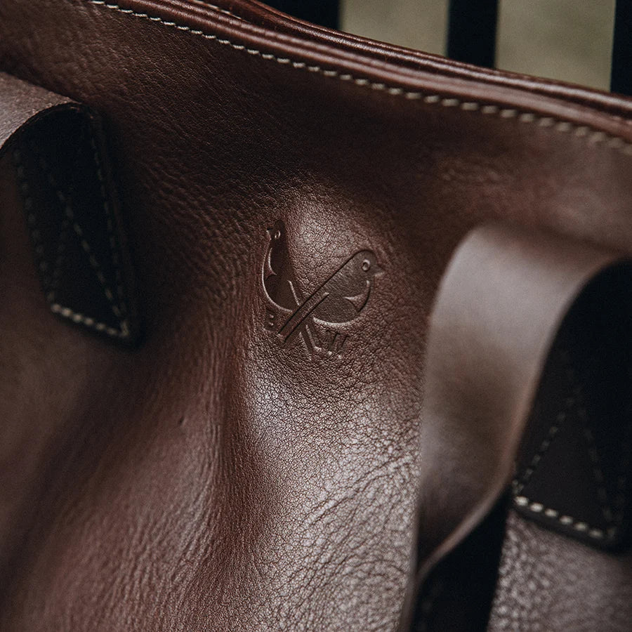 Leather Tote - Brown
