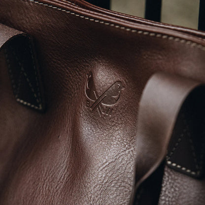 Leather Tote - Brown