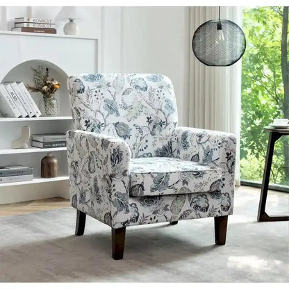 Contemporary Accent Armchair for Living Spaces  Stylish, Compact, and Comfort-Oriented