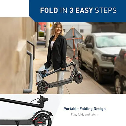 Hiboy S2 Pro Folding Electric Scooter  500W Motor, 10-Inch Solid Tires, Compact Commuter Design