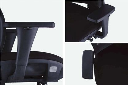 Chaise ergonomique de bureau - WAVE en mousse et maille