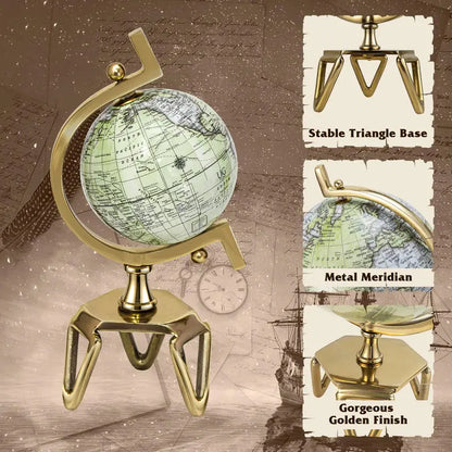 Educational World Globe  5″, 8″, or 10″ Diameter Desktop Geography Model