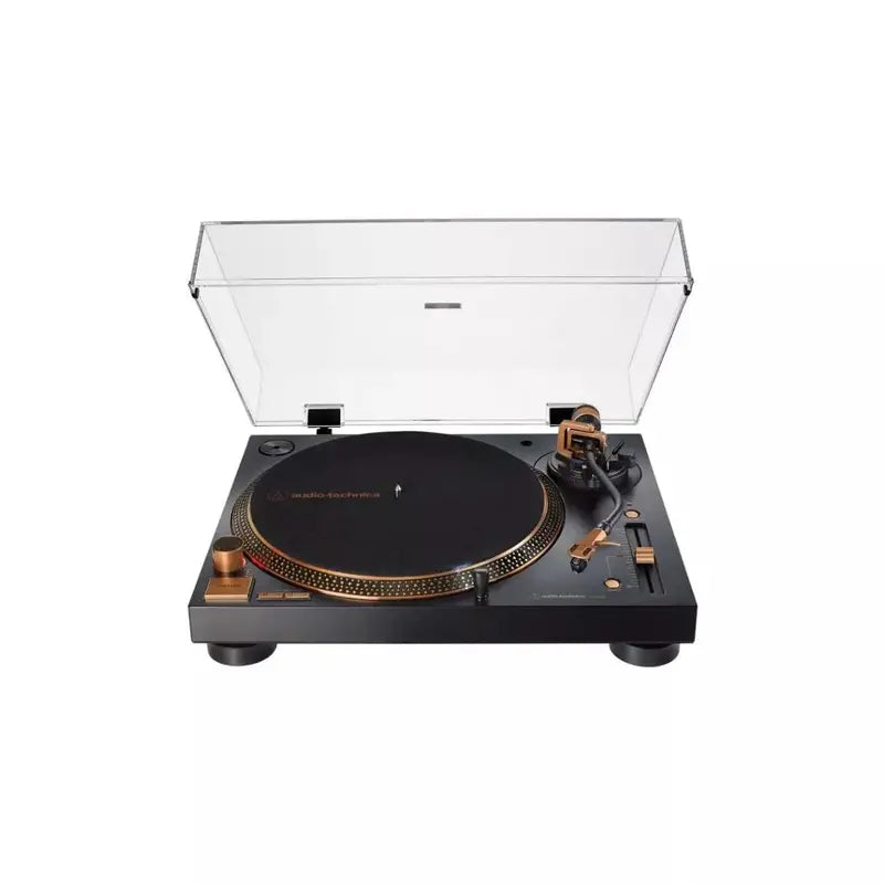 Audio-Technica AT-LP120XUSB-BZ Direct-Drive Turntable  Bronze Finish, 3-Speed Vinyl Player with Built-in Phono Preamp and USB Audio Capture