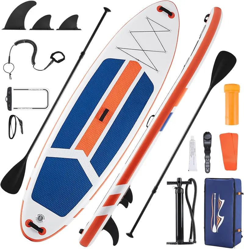 All-Level Inflatable Stand-Up Paddle Board  Lightweight, Portable & Beginner-Friendly