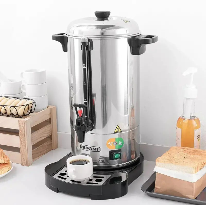 Commercial-Grade 15L Stainless Steel Coffee Brewer (Grade 304)