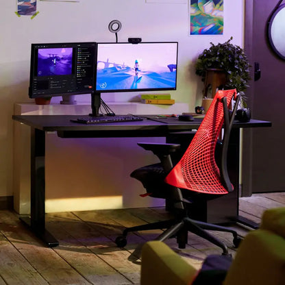 Sayl Gaming Chair  Ergonomic Mesh Back Design with Adjustable Lumbar Support