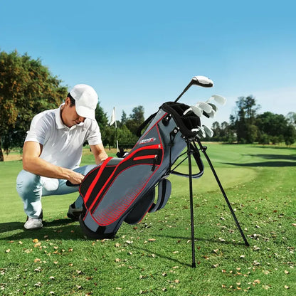 XDriveMax Men’s Complete 8-Piece Golf Club Set  Driver, Irons, Putter, and Stand Bag Included