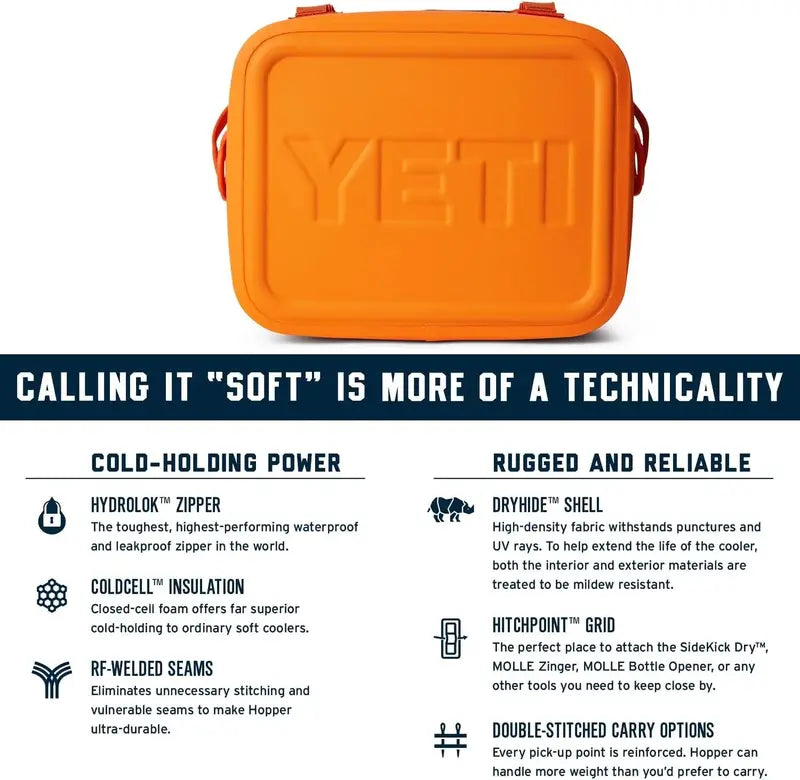 Hopper Flip 12 Soft-Sided Portable Cooler  Lightweight, Insulated, Leak-Resistant Design