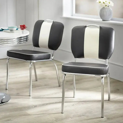 Retro-Inspired 5-Piece Dining Set  Simple Living Raleigh Collection