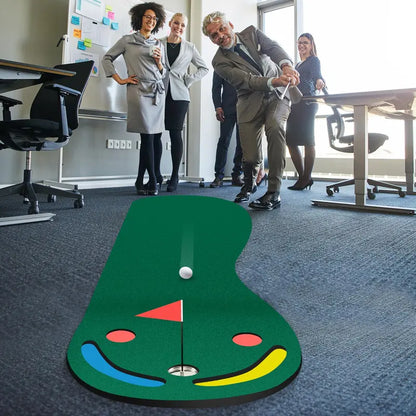 Portable Golf Practice Mat  9.8 FT x 3 FT Turf Surface with Realistic Feel