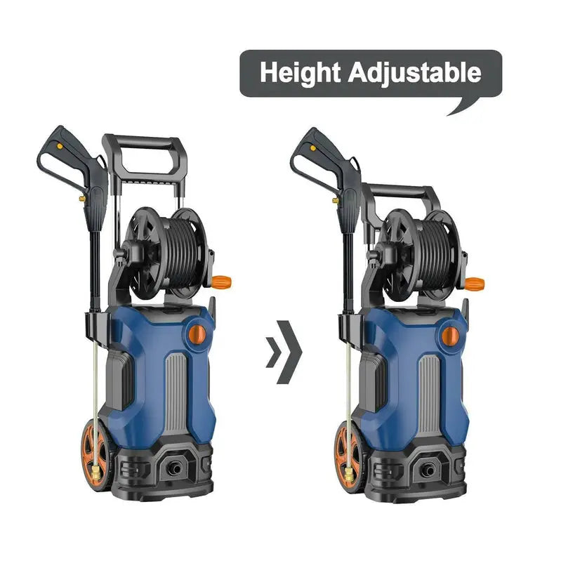 High-Performance 3800 PSI Electric Pressure Washer  2.8 GPM Flow Rate, Heavy-Duty Water Sprayer