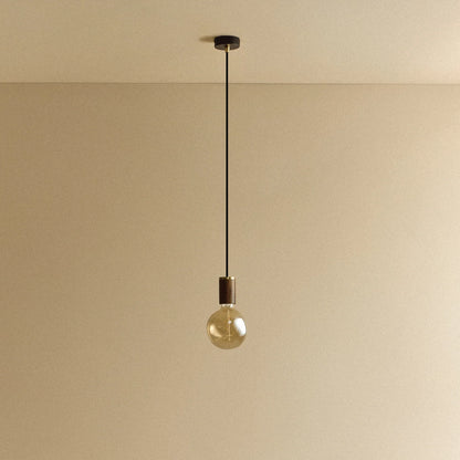 Voronoi I Pendant Light in Walnut