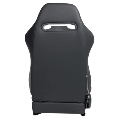 Premium Racing-Style Car Seat Set  Dual-Slider Design with Synthetic Suede Upholstery (Pair)
