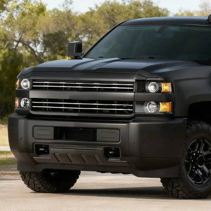 Chevy Silverado 2500/3500 HD Modular Front Bumper  With Parking Sensor Cutouts (20152019)