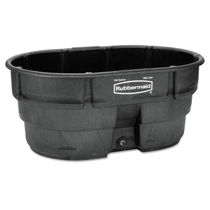 Rubbermaid FG424500BLA Livestock Tank  150-Gallon Plastic Stock Trough (2025)