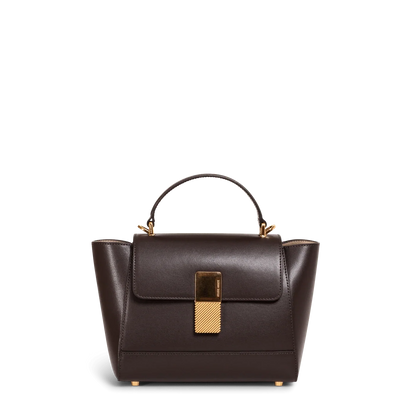 Mini Marly - Cuir Box Chocolat